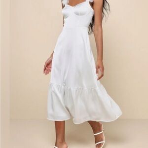 Ivory Midi Dress Lulus